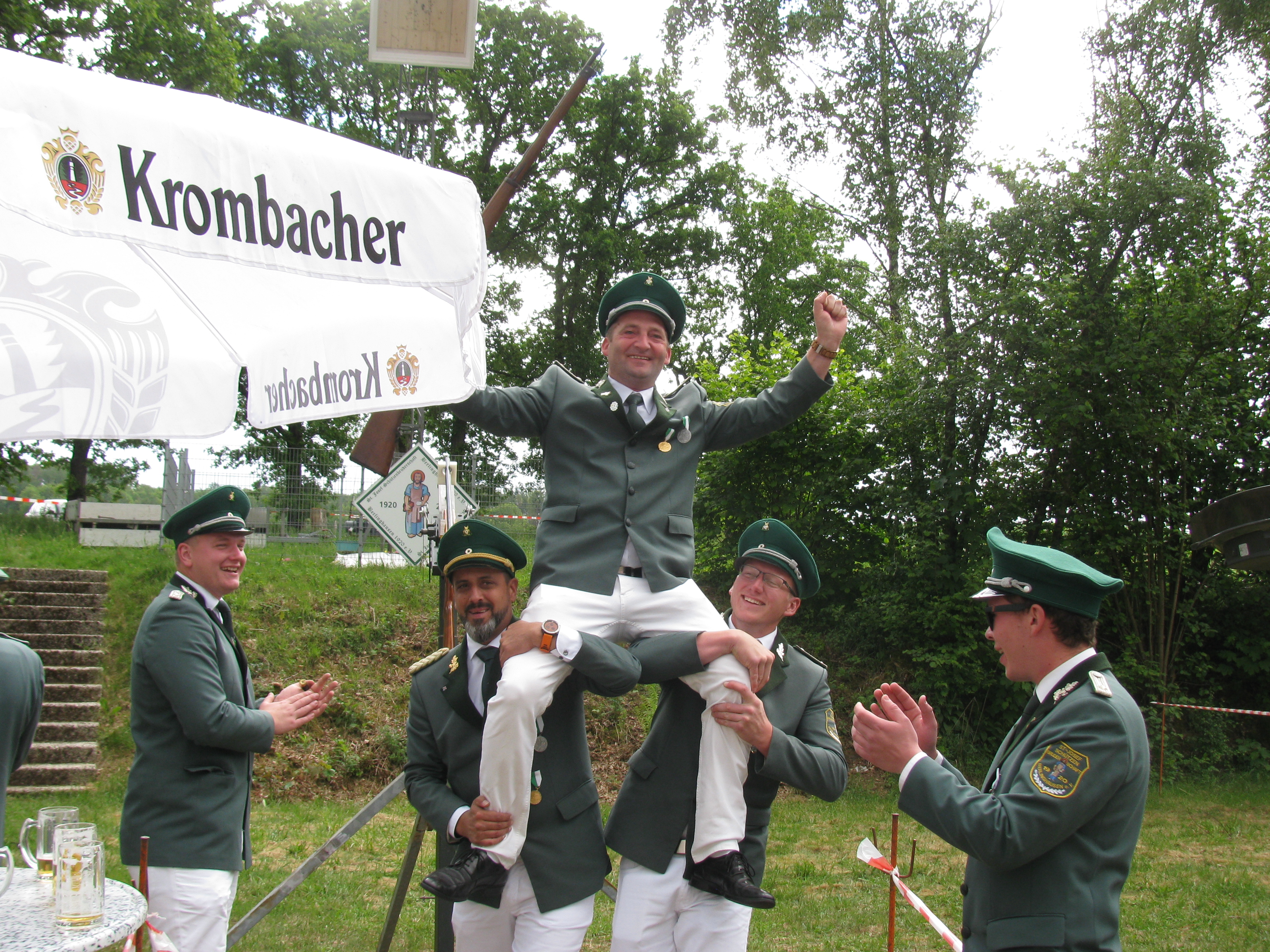 Thomas Falke nach dem Königsschuss